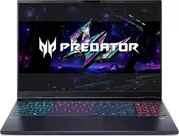 Ноутбук Acer Predator Helios Neo 16S PHN16S-I51 (16 OLED, Intel U9-386H, 32 GB, 1 TB, RTX 5070 8 GB, DOS) Black (NH.U3TEU.005)