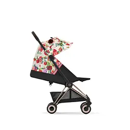 Прогулянкова коляска Cybex Coya Spring Blossom Light біла з червоним (522003071) - мініатюра 9
