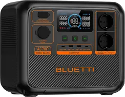 Зарядна станція Bluetti AC70P / 1000 Вт / 864 Вт⋅год / LiFePO4 - мініатюра 2