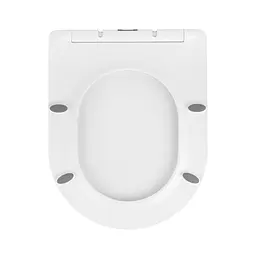 Унітаз підвісний Kroner Harz WHI523632 RIMLESS безобідковий з сидінням (KH523632WHIR), Білий - мініатюра 12
