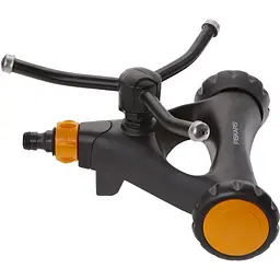 Дощувач Fiskars вихровий металевий з колесами (1023657)