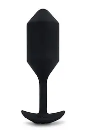 Анальна пробка з вібрацією B-Vibe Vibrating Snug Plug 4, 15 см (чорний)