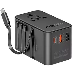 Зарядний пристрій Promate tripmate-gan70r