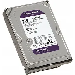 Жорсткий диск Western Digital Purple 3.5" 2TB 5400rpm 64MB SATAIII (WD23PURZ) - мініатюра 2