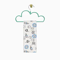 Фланелеві пелюшки 80х100 BLUE LEO & GIRAFFE COSAS (4822052099056) - мініатюра 5
