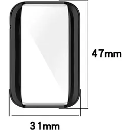 Чохол-накладка DK Silicone Face Case для Xiaomi Mi Band 7 Pro (clear) - мініатюра 2
