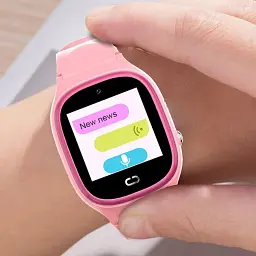 Дитячий cмарт-годинник UWatch TD45 2G GPS Рожевий - мініатюра 3