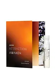 Листівка з пробним зразком Парфумної води Avon Attraction Awaken для Неї, 0,6 мл - мініатюра 1