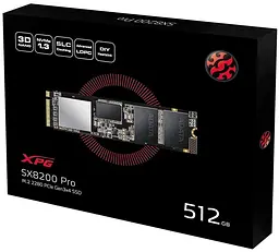 Накопичувач SSD Adata M.2 NVMe 512Gb XPG SX8200 Pro (ASX8200PNP-512GT-C) - мініатюра 2