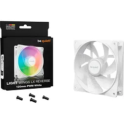 Вентилятор Be quiet! Light Wings LX 120mm PWM Reverse White (BL133) - мініатюра 4