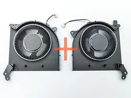 Вентилятор (кулер) для Lenovo Legion Y550-15, Rescuer Y7000 R7000 R7000P 2020, 2021 DFS5M325063B1C (CPU+GPU) FAN 5V Пара. HC - мініатюра 2