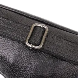 Сумка бананка для чоловіків SHVIGEL 23136 29х11х4,5 см Чорний - мініатюра 5