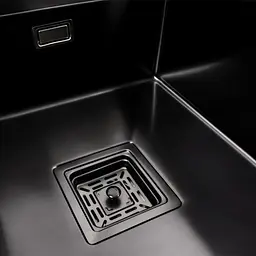 Кухонна мийка прихована чорна Platinum TZ 40x50, Чорний - мініатюра 8
