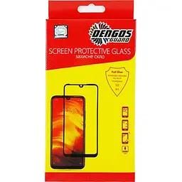 Скло захисне Dengos Full Glue для Xiaomi Redmi Note 8 Pro (black) (TGFG-84)