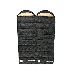 Спальник Naturehike M320 (CNK2350WS023) +15°C - з капюшоном - правий - зелений камуфляж - мініатюра 3