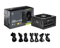 Блок живлення MSI MAG 650W PCIE5 (MAG A650GLS PCIE5) - мініатюра 5