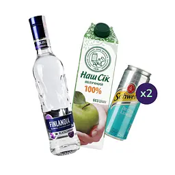 Коктейль Summer Garden (набір інгредієнтів) х13 на основі Finlandia - мініатюра 2