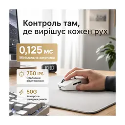 Мишка Thunderobot ML6Pro 8K Tri-mode White (6974511793994) - мініатюра 3