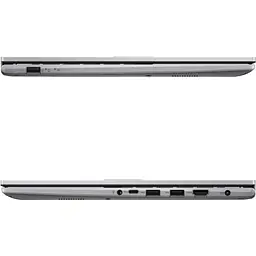 Ноутбук Asus VivoBook X15, Intel Core i5 1334U, 12GB Пам'ять, 256GB SSD, 15.6" FullHD, сріблястий, Hungarian Layout, Windows 11 Pro - мініатюра 6