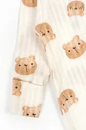 Комбінезон для немовлят на блискавці Bears закриті ніжки - мініатюра 3