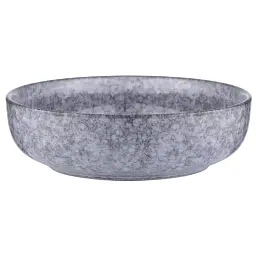 Тарілка ARDESTO Loreto, 1150мл, 20см, порцеляна, сірий (AR1020LG) - мініатюра 2