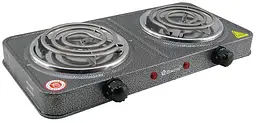 Настільна електроплита Domotec MS-5802 на 2 конфорки - мініатюра 3