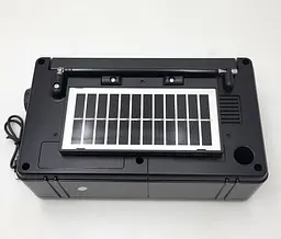 Акумуляторний радіоприймач (знімний 18650) з сонячною панеллю Bluetooth портативна колонка MP3 USB радіо Golon RX-860SD - мініатюра 4