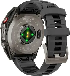 Смарт-годинник Garmin Fenix 8 Pro 47 mm AMOLED Titanium with Graphite/Black (010-03198-10/11) - мініатюра 2