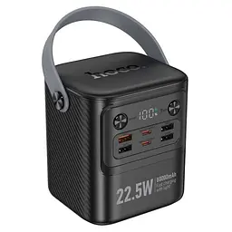 Універсальна мобільна батарея Hoco J152 Tough 22.5W+PD20W+light power bank 80 000mAh Чорний