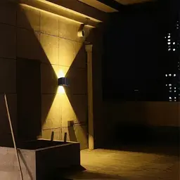 Настінний вуличний світильник на сонячній батареї садовий ліхтар Solar Wall Lamp HS-8032 - мініатюра 5