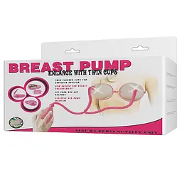 Вакуумна помпа для грудей - Breast Pump Enlarge With Twin Cups Vibrating - мініатюра 8