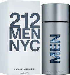Оригінал Carolina Herrera 212 Men 100 мл ТЕСТЕР туалетна вода