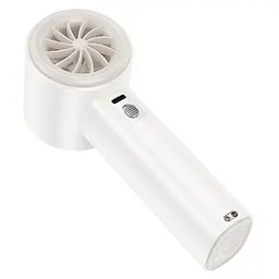 Портативний вентилятор Hoco HX64 Hurricane high speed handheld fan 3600 mAh White - мініатюра 7