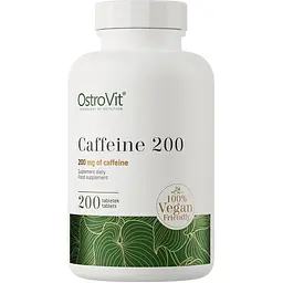 Передтренік OstroVit Caffeine 200 мг 200 таблеток