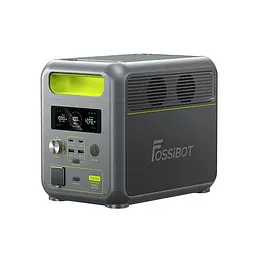 Портативна зарядна станція FOSSiBOT F1200, 1200W/1024Wh LiFePO₄, MPPT 200W max, CarPort-12V-10A, 2xAC230V, 2xUSB-A-18W, 2xUSB-C-100W, Wi-Fi, 2 мм, 11,5 кг