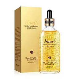 Антивікова сироватка Venzen Snail з муцином равлика і золотом Silky Hydrating Skin Gold 100 мл