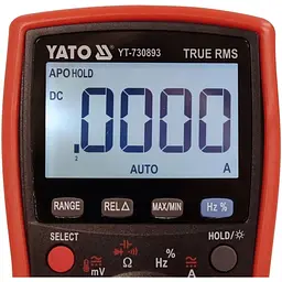 Мультиметр Yato True RMS для електричних параметрів (YT-730893) - мініатюра 3