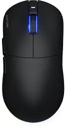 Миша бездротова Hator Quasar 3, Black, Bluetooth / 2.4GHz / USB, оптична (сенсор PixArt PMW 3311), до 12000 dpi, 35G, перемикачі Hator Optical 100M / Huano 3M, акумулятор 600 mAh (HTM730)