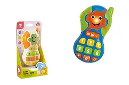 Детский музыкальный телефон YG Toys со звуковыми эффектами и светом для малышей 18+ месяцев (366-007A)
