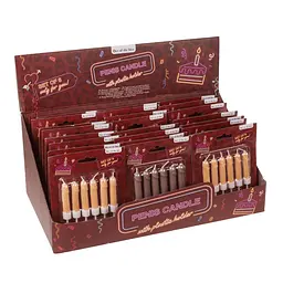 Свічки у вигляді пеніса Penis Candles Flesh, 6 шт. - мініатюра 5