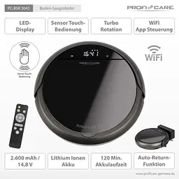 Робот-пилосос ProfiCare PC-BSR 3043 - мініатюра 9