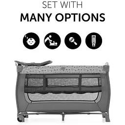 Дитячий манеж Hauck Sleep N Play Teddy Grey, сірий (60067-2) - мініатюра 4