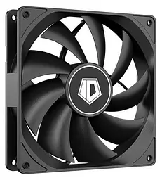 Вентилятор 120 мм, ID-Cooling FL-12025K, чорний, 120x120x25 мм, 1250 об/хв, 21 дБ, 3-pin