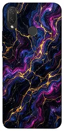 TPU чехол Demsky Purple space marble для Huawei P Smart+ (nova 3i)