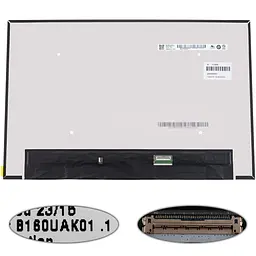 Матриця 16.0" B160UAK01.L touch (1920*1200, 40pin(eDP,IPS,120Hz), LED, SLIM, матова) для ноутбука