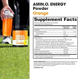 Амінокислотний комплекс Optimum Nutrition Essential Amino Energy Orange Cooler 585 г - мініатюра 5