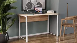 Комп'ютерний стіл Ferrum-decor Курт 75x120x60 білий ДСП Дуб Сан-Марино 16мм (FRD-102209) - мініатюра 3