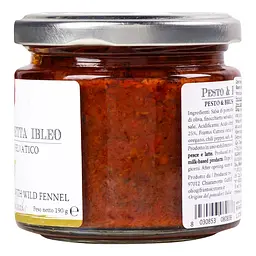 Соус Frantoi Cutrera Pesto & Bruschetta Ibleo песто з в'яленими томатами і фенхелем 190 г - мініатюра 2