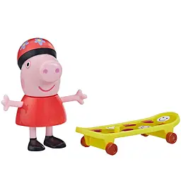 Игровая фигурка Peppa Pig Веселые друзья Пеппа со скейтбордом (F3758)