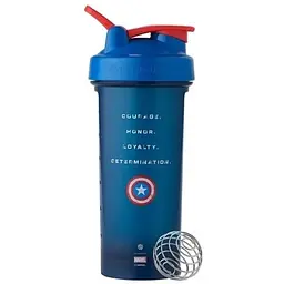 Шейкер BlenderBottle Classic Loop Pro Marvel 820 мл, Captain America